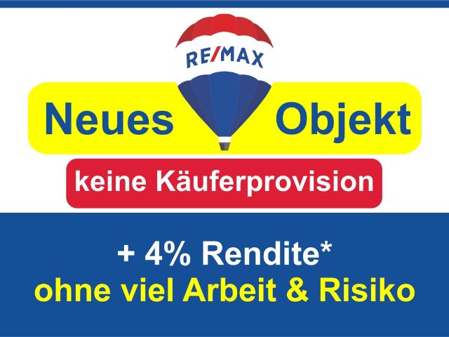 Keine Käuferprovision! Rendite + 4 %*! Kapitalanlage ohne Arbeit! Immer vermietet!