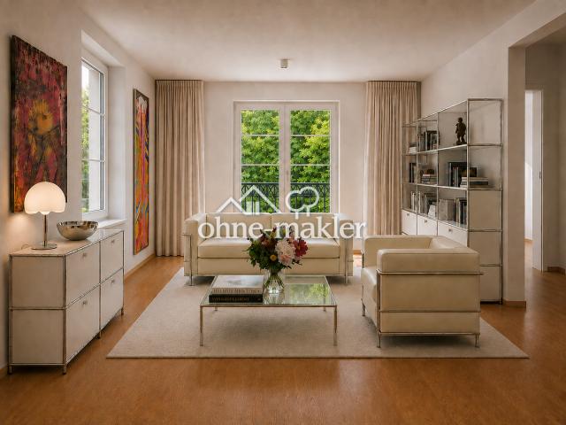 Keine Provision, Südbalkon, energetisch topsanierte Stadtvilla, Villenkolonie Pasing I