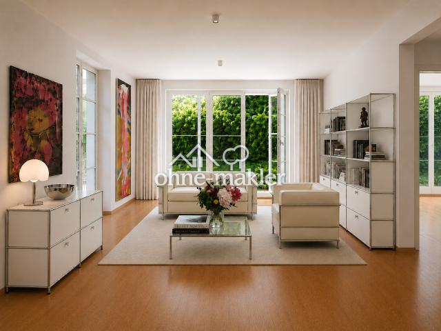 Keine Provision, Südbalkon/Südgarten, energetisch topsanierte Stadtvilla, Villenkolonie Pasing I