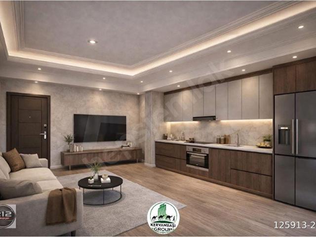 KERVANBAŞI GROUP GÜVENCESİ İLE LÜKS 1+1 KAÇMAZ DAİRE