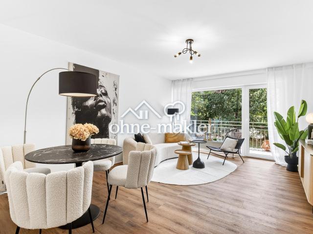 Kernsaniert & sofort bezugsfrei: 3 Zimmer Wohnung mit Balkon in Münster Gievenbeck – provisionsfrei