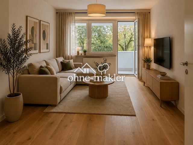 KERNSANIERTE 3 Zi Wohnung | ERSTBEZUG | Parkett + Feinstein + Einbauküche + Balkon
