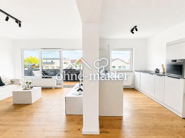 Kernsanierte 3 Zimmer Wohnung mit Balkon | Aufzug | 84 m² | Wiesloch | Provisionsfrei