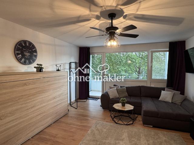 Kernsanierte 1 Zimmer Wohnung mit Balkon, 47 m², 2. OG in Frankenthal