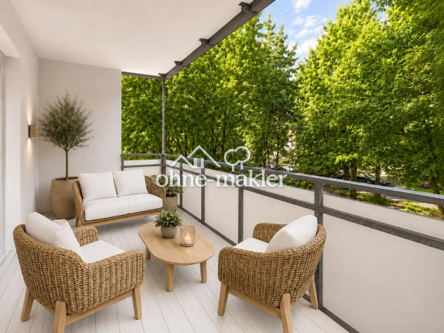 Kernsanierte 2,5 Zimmer Wohnung mit Balkon in Solln – Erstbezug, provisionsfrei