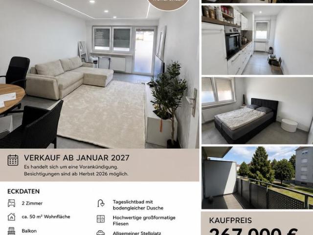 Kernsanierte 2 Zimmer Wohnung in Schwetzingen