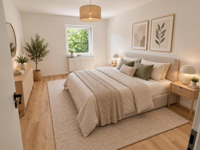Kernsanierte 4 Zimmer Wohnung mit Balkon Courtagefrei