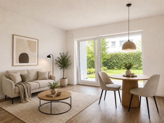 Kernsanierte Wohnung nach KfW Standard mit Küche im Erstbezug – ruhig & energieeffizient
