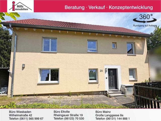 Kernsaniertes Einfamilienhaus mit Terrasse und großem Garten in ruhiger Lage von Ingelheim