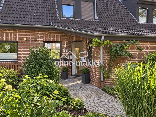 Kernsaniertes Reihenmittelhaus mit Garten, Garage in Krefeld Hüls