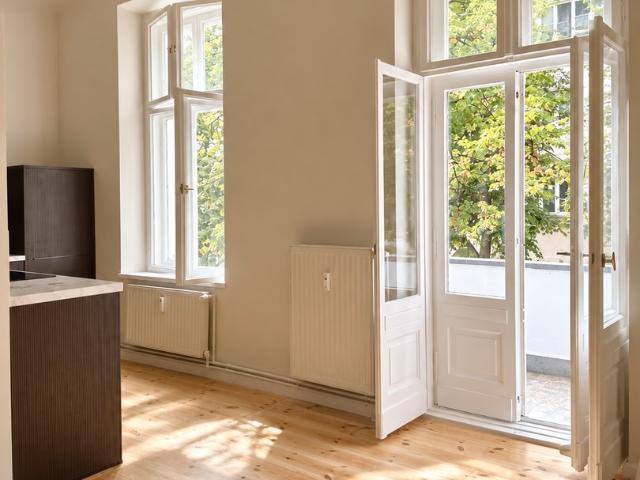 Kernsaniertes 47qm Altbauapartment mit Balkon an der Grenze Prenzlauer Berg/Pankow