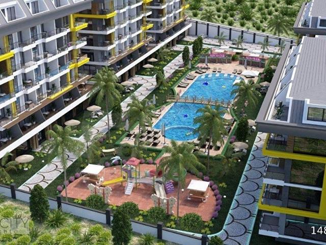 KESTEL'DE 55M2 FUUL KOMPLEKSLİ LÜKS SİTEDE KAÇIRILMAZ FIRSAT