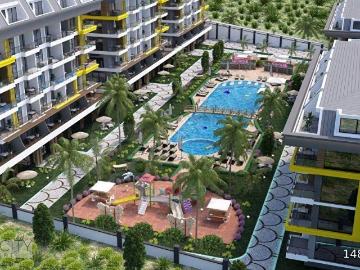KESTEL'DE 55M2 FUUL KOMPLEKSLİ LÜKS SİTEDE KAÇIRILMAZ FIRSAT