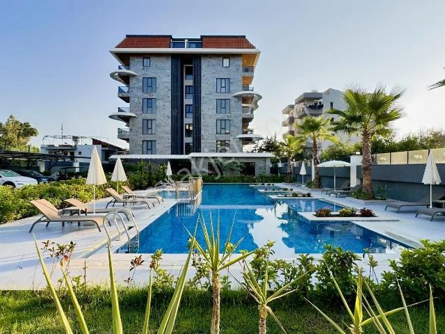 Kestelde Denize Sıfır Lüks Sitede Kiralık 1+1 Boş Daire