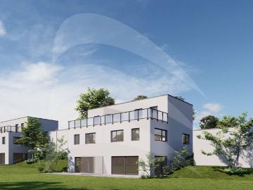 KfW40 Neubau: Nähe Passau Sehr große Doppelhaushälfte mit Südwestgarten in Neukirchen am Inn