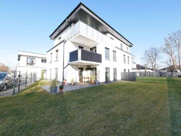KfW40 QNG Moderne Erdgeschosswohnung mit Garten barrierefrei, energieeffizient und komfortabel