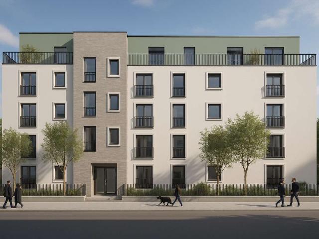 KfW40 QNG – Sonder AfA & 150.000 € Förder. / 4 Raum Wohnung am Schwanenteich Tiefgarage / Aufzug