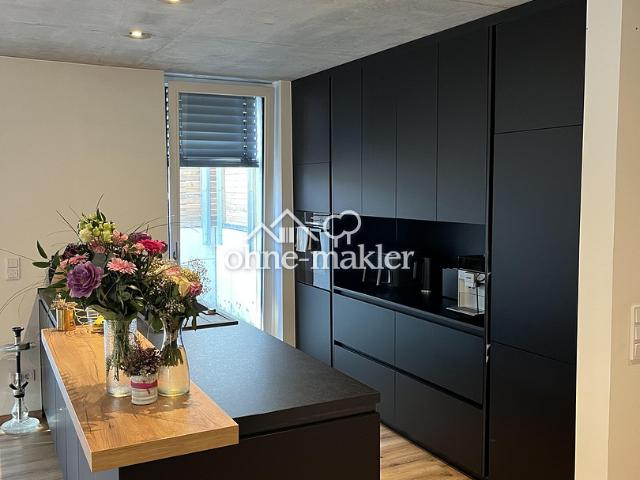 KFW 40 Neubauwohnung 3 Zimmer 90m² Einbauküche Balkon 1. Stock