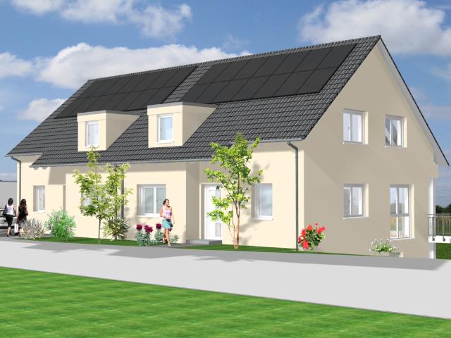 KfW 40 Standard: 5 Zimmer Maisonettewohnung mit Hauscharakter in Glattbach