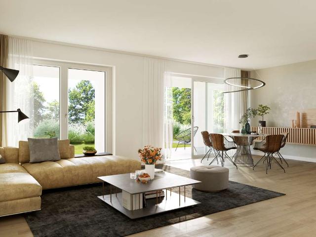 KfW 40 Standard mit QNG Zertifizierung. zwei Zimmer Obergeschosswohnung