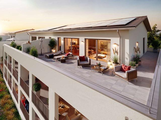 KfW 40 Standard mit QNG Zertifizierung, exklusive Penthouse Wohnung