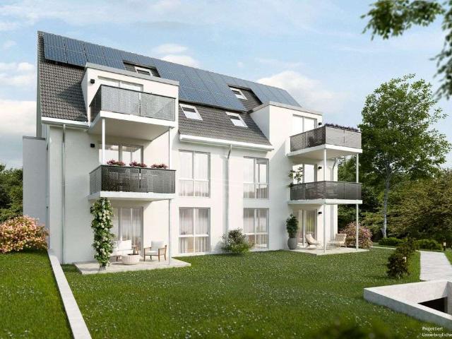 KfW 40 QNG Neubau in Stuttgart Vaihingen: Lichtdurchflutete 3 Zimmer Wohnung mit Südbalkon