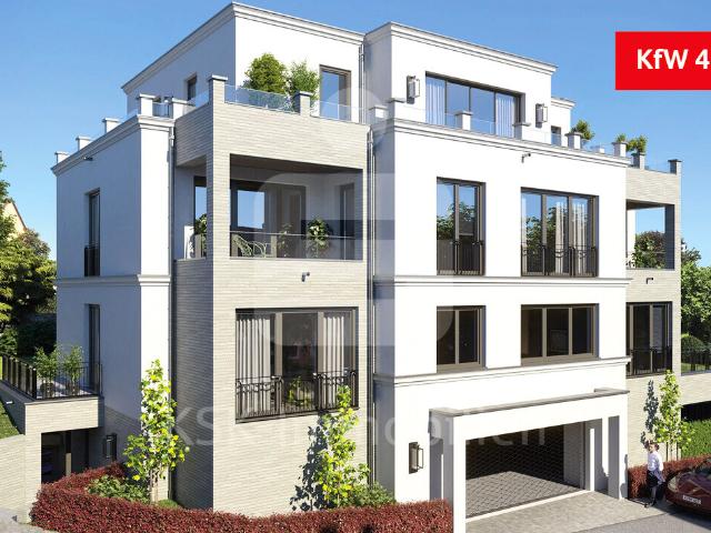 KfW 40 QNG PLUS. Modern und nachhaltig wohnen. Sonnenterrasse und eigener Gartenanteil