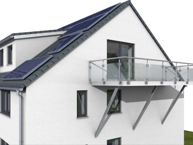 KfW 55 EE Energie A+ loftige Eigentumswohnung im Dachgeschoss mit 3,5 Zimmern und großem Südbalkon