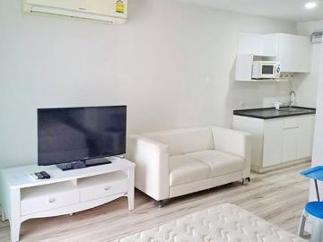 เครื่องใช้ไฟฟ้าครบ S9 Condo ค.ซักผ้า ตึกA ชั้น4 25ตร.ม. ห้อง Studio ถ.ราชพฤกษ์ MRTบางรักใหญ่ รัตนาธิเบศ 1น้ำ