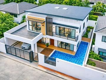 คฤหาสน์ Pool Villa บ้านเดี่ยว 5 6นอน 7น้ำ เพชรเกษม69 สารสาสน์วิเทศบางบอน 300 ม. 432ตร.ม. 105ตร.ว. ใกล้ Zanook Wake Park 300ม. ลัดดารมย์