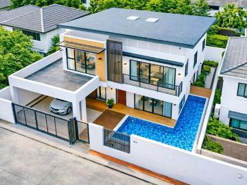 คฤหาสน์ Pool Villa บ้านเดี่ยว 5 6นอน 7น้ำ เพชรเกษม69 สารสาสน์วิเทศบางบอน 300 ม. 432ตร.ม. 105ตร.ว. ใกล้ Zanook Wake Park 300ม. ลัดดารมย์