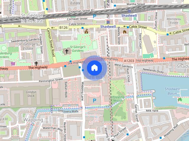King Henry Terrace, Sovereign Court, E1W