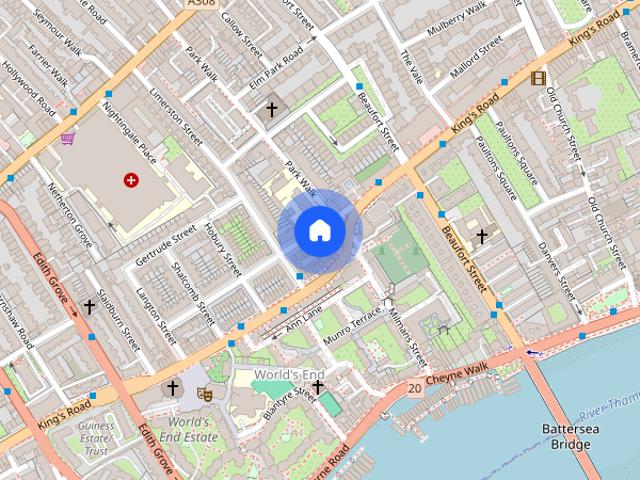 Kings House Studios, Lamont Rd Passage, Lamont Road, SW10