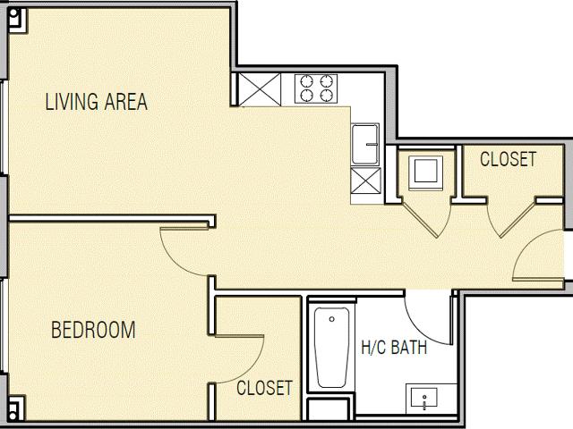 KINGSLEY PARK APARTMENTS 1 Bedroom Apartment for Rent at 750 S Kingsley Dr, Los Angeles, CA 90005 Wilshire Center Koreatown
