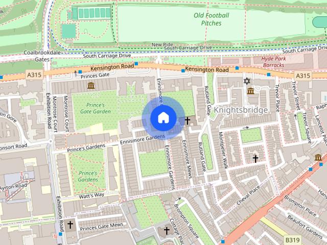Kingston House South, Ennismore Gardens, South Kensington, London SW7