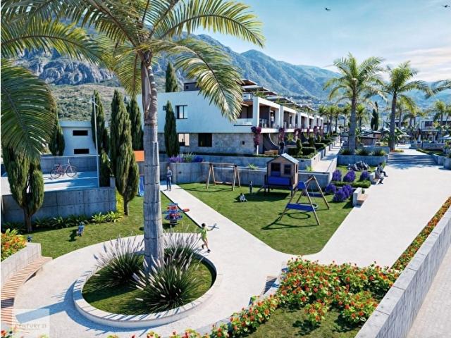 KIBRIS,GİRNE'DE GREENVILLE PROJESİNDE 2+1 SATILIK REZİDANS DAİRE