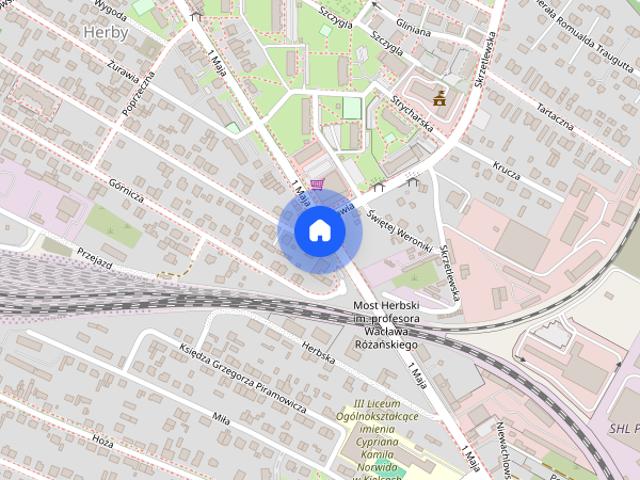 Kielce, 1 Maja, mieszkanie, do wynajęcia, 1 pokój
