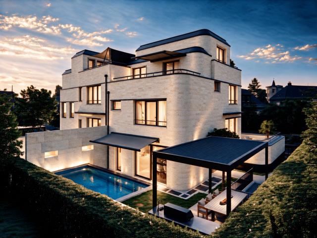 Kilchbergs Split Level Highlight: Spektakuläres Luxus Haus mit Pool, Fitness & Smart Home