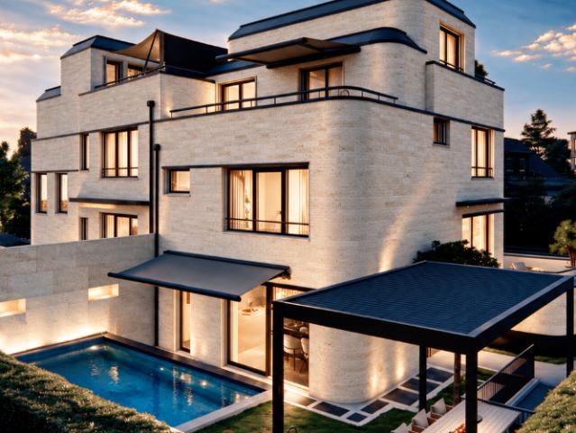 Kilchbergs Split Level Highlight: Spektakuläres Luxus Haus mit Pool, Fitness & Smart Home