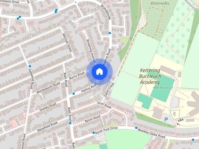 Kipling Road, Kettering, North Northamptonshire