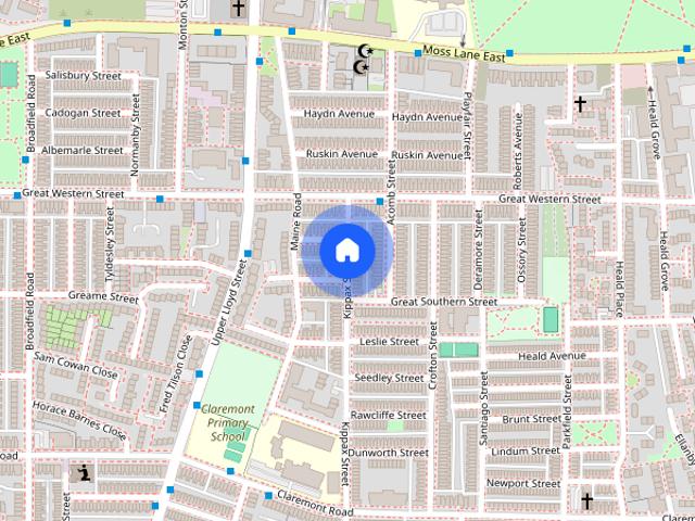 Kippax Street, Manchester M14