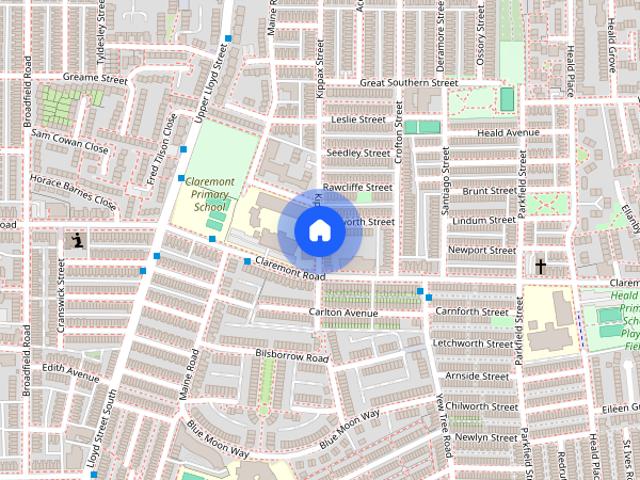 Kippax Street, Rusholme, M14