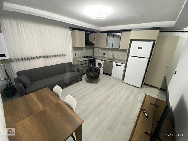 KIRKKONAK'LARDA SIFIR BİNADA 1+1 EŞYALI BAHÇELİ KİRALIK DAİRE