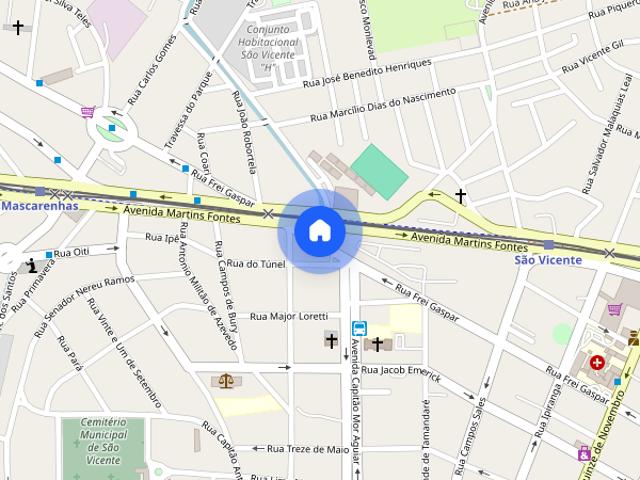 Kitnet com 1 dormitório para alugar, 30 m² por R$ 1.400,00/mês Ocian Praia Grande/SP
