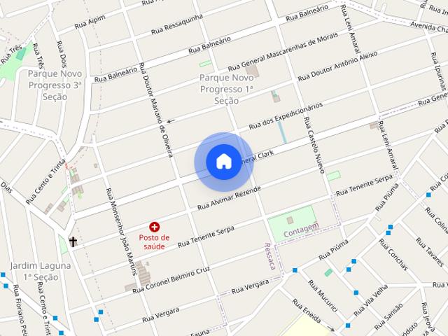Kitnet / Conjugado com 1 quarto para alugar em Contagem, no bairro Novo Progresso