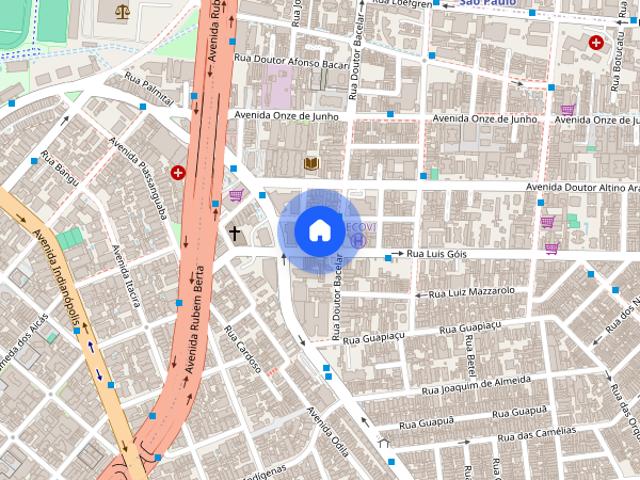 Kitnet / Stúdio para alugar na Rua Luís Góis, 2172, Mirandópolis, São Paulo