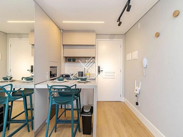 Kitnet / Stúdio para Locação em Curitiba/PR Centro 1 Quartos