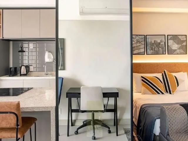 Kitnet / Stúdio para Locação em São Paulo/SP Campo Belo 1 Quartos