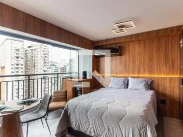 Kitnet / Stúdio para Locação em São Paulo/SP Santa Cecília 1 Quartos