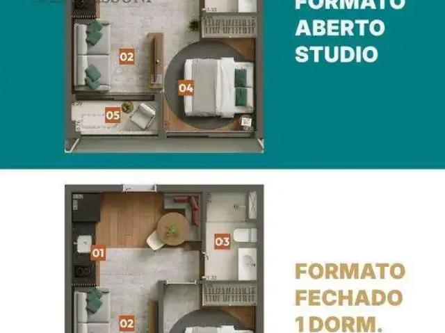 Kitnet / Stúdio para Venda em Campinas/SP Cambuí 1 Quartos